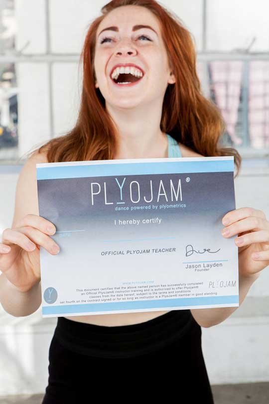 fitness instructor training online program for PlyoJam