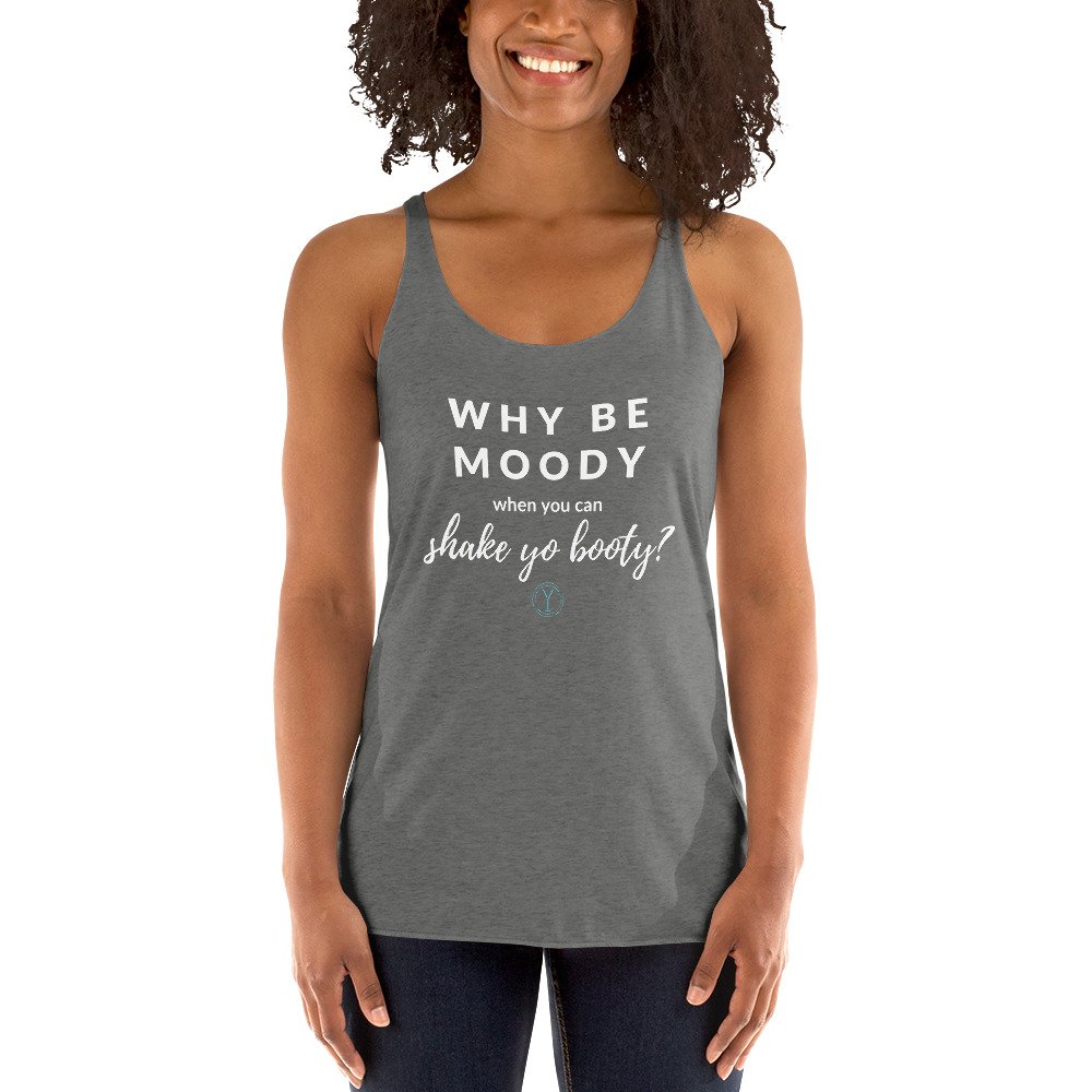 Why Be Moody Women's Racerback Tank - Image 6