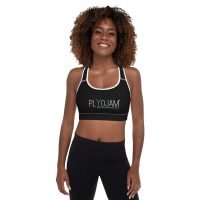 Black PlyoJam Padded Sports Bra
