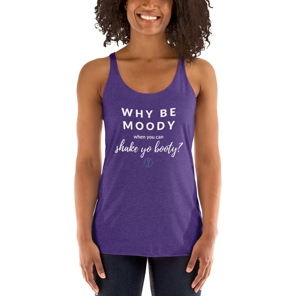 Why Be Moody Women's Racerback Tank - Image 8