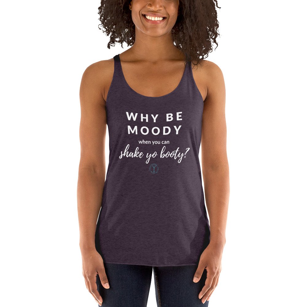 Why Be Moody Women's Racerback Tank - Image 9
