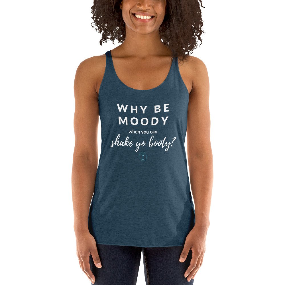 Why Be Moody Women's Racerback Tank - Image 5