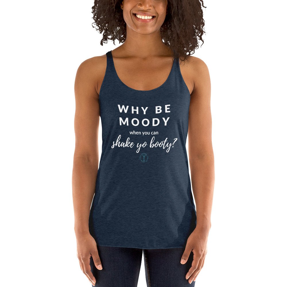 Why Be Moody Women's Racerback Tank - Image 7